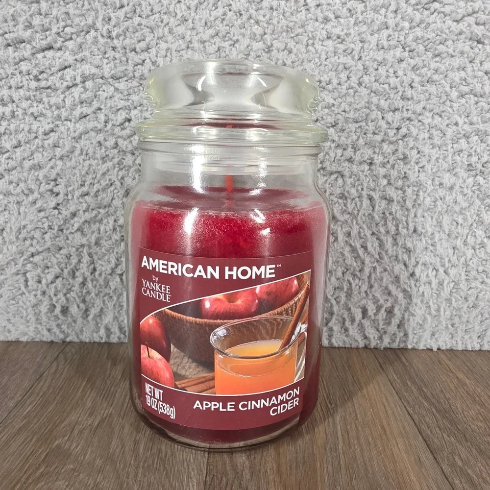 Yankee Candle American Home Apple Cinnamon Cider 19oz Large Jar Scented Candle